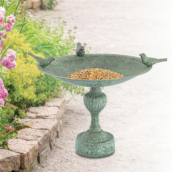 SPI Home Three Little Birds Birdfeeder 20.5" x 16.5" x 14.5" 5.25 lbs. Aluminum