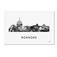 thumbnail image 2 of Trademark Fine Art 'Roanoke Virginia Skyline WB-BW' Canvas Art by Marlene Watson, 2 of 4