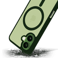 thumbnail image 4 of Funda Transparente con Color VERDE Compatible con MagSafe para iPhone 17, Protección Antigolpes Ultrafina, TPU + Silicona Resistente, 4 of 6