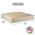 thumbnail image 2 of DS USA Chiro Two-Sided Gentle Firm King Mattress Only with Mattress Cover Protector (Beige) - Orthopedic, Innerspring Coils, Long Lasting Comfort, Quilted Fabric Cover by Dream Solutions USA, 2 of 6