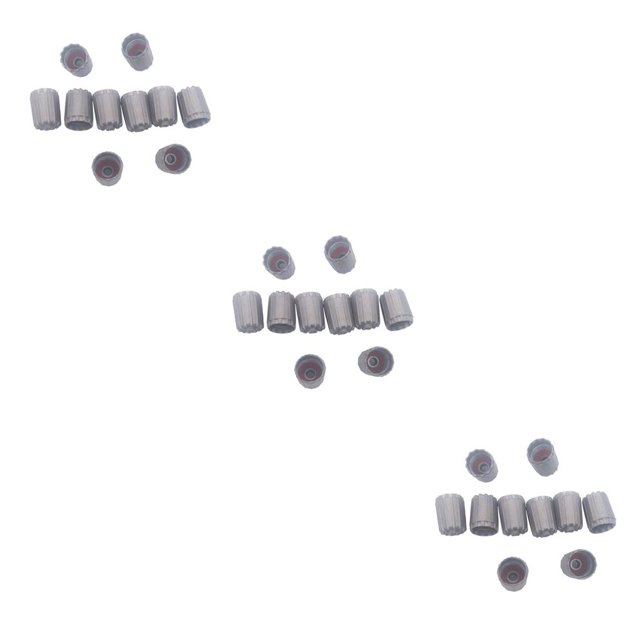 Thinsony 10pcs Auto Car Tire Wheel Grey Long Plastic Air Valve Stem Caps Cover Replacement for Infiniti TPMS25306 Type2 NO2