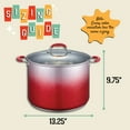 thumbnail image 3 of CONCORD 20 Quart Stainless Steel Canning Pot Set. Includes Canning Rack, Tongs, Jar Lifter, Funnel, Wrench, Lid Lifter, Mixer/Measurer (Induction Compatible) Ruby, 3 of 8