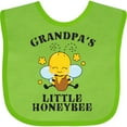 thumbnail image 3 of Inktastic Cute Bee Grandpa's Little Honeybee with Stars Boys or Girls Baby Bib, 3 of 4