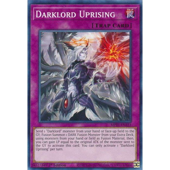 YuGiOh 2021 Tin of Ancient Battles Common Darklord Uprising MP21-EN151