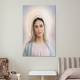 thumbnail image 6 of Our Lady of Medjugorje The Queen of Peace Virgin Mary Canvas Wall Art Print For Room Aesthetic And Decor Poster For Bedroom Office Home Dorm Kitchen Bathroom Decor, 6 of 7