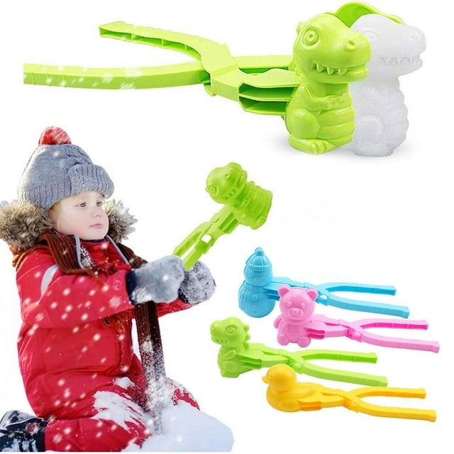 HUASHENG Snowball Clips Snow Clips Children Winter Outdoor Clip Toys Snow Clips Snowball Interaction Set