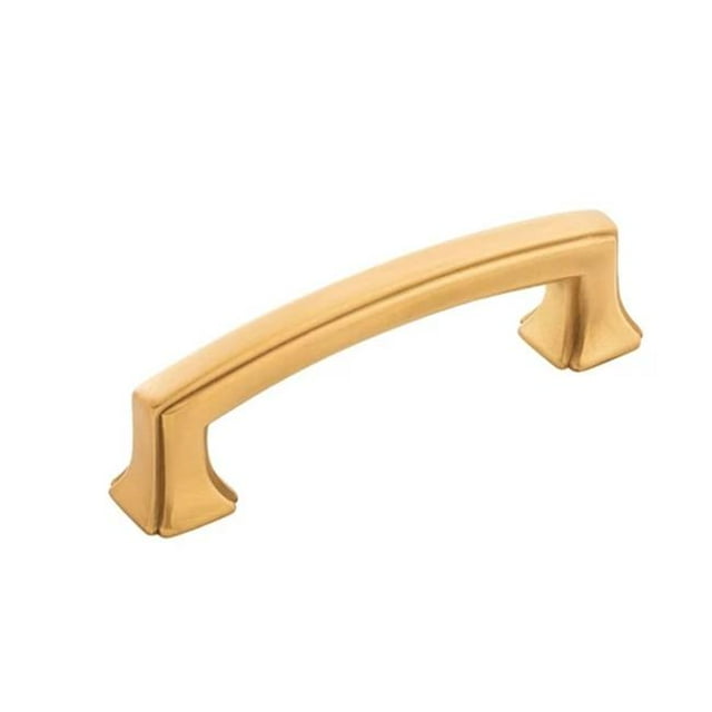 Hickory Hardware P3231-BGB 3 in. Bridges Pull, Brushed Golden Brass