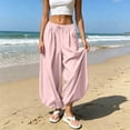 thumbnail image 6 of Ashirexll Wide Leg Pants Woman Loose Wide Drawstring Harem Cuffed Long Pants Casual Sweatpants for Fall Winter Home and Outing, 6 of 7