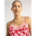 thumbnail image 4 of Joyspun Women’s Dreamy Soft Collection Lace Trim Knit Chemise, Sizes XS to 3X, 4 of 5