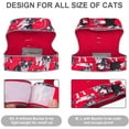 thumbnail image 4 of Cat Kitten Harness and Lead Set Escape Proof, Breathable Adjustable Cat Puppy Harness with Leash Set for Walking Pet Vest for Cats Reflective Kitty Small Dog Harness with Leash, 4 of 5