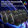 thumbnail image 5 of Ratón Con Cable Rgb Ratón Luminoso Para Juegos Con 6 Botones Puede Apagar Las Luces Adecuado Para Computadoras Juegos Oficinas Scienceny EL011179-00, 5 of 5