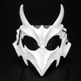thumbnail image 4 of Máscara de media cara Unisex, Cosplay de Anime japonés, dragón, Dios, esqueleto, Animal, accesorios de fiesta de Carnaval de Halloween, 4 of 4