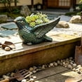 thumbnail image 5 of Nature-Inspired Green Bird Flower Pot, Animal Succulent Planter with Drainage Hole, Stylish Gardening Décor for Indoor Outdoor Plant Display, 5 of 5