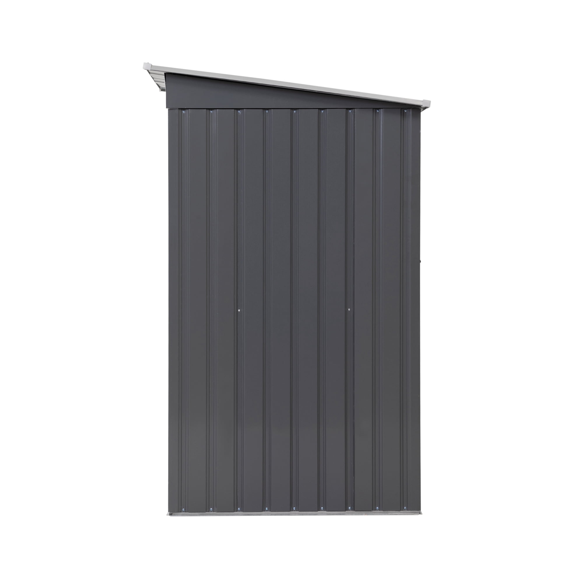 Jaxpety 3x3 ft. Outdoor Storage Shed, Metal Garden Shed with Lockable Door for Backyard, Patio, Lawn
