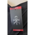 thumbnail image 7 of Calvin Klein Women's Soft Crew Neck Rolled Sleeve Graphic Logo T-shirt (Black/White, XL), 7 of 7