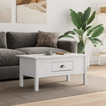 vidaXL Coffee Table Accent Side Table for Living Room BODO Solid Wood Pine