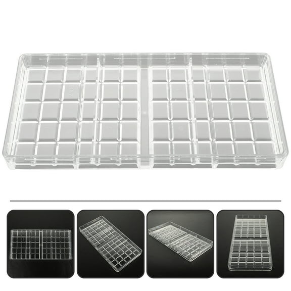 Small Chocolate Mold Transparent Candy Mold Multi-grid Ice Mold Baking Tool