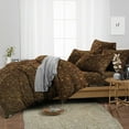 thumbnail image 2 of SGI Bedding 3 Piece Cotton Duvet Cover Leopard Solid 600 Thread Count Queen, 2 of 7