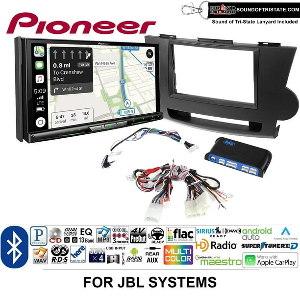 Pioneer AVICW8400NEX Double Din Radio Install Kit with Navigation