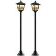 thumbnail image 2 of Kanstar Mini Lamp Post Lights Vintage Solar Powered 40-inch 2-pack, 2 of 7