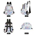 thumbnail image 4 of FORMRS Mini Backpack Purse for Women Travel Daypack Casual Shoulder Bag, Pastel Flower Pattern, 4 of 7