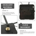 ITSELFER Silent Clock Movement Kits for DIY Clock Replacement (Black