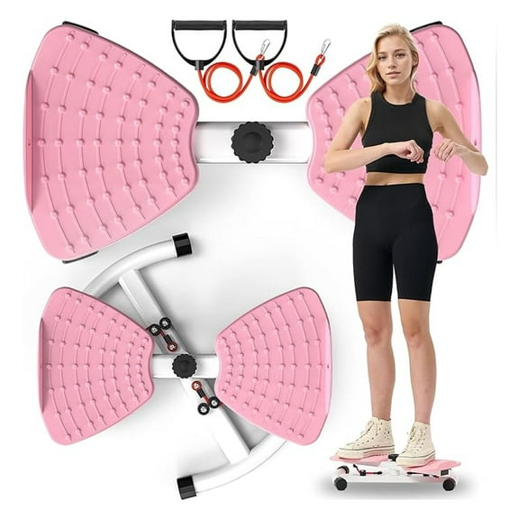 Waist Twister Ab Machine with 300 lbs Weight Capacity Anti-slip board Noiseless Home Gym Exercise Equipment for Women Men