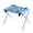 Blue, variant on Foldable Elevated Cat Grooming Bed Breathable Mesh Surface Detachable Scratch Resistant Metal Frame Cat Care Bed for Small Cats(Blue-60cm)