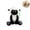 Black, variant on Cute Curly Lamb Plush Stuffed Animal Toy, Soft Fluffy Sheep Plush Doll in Black White Brown 3 Colors, Adorable Sitting Sheep Plushies for Kids Bedtime Companion Home Decor Birthday Gift