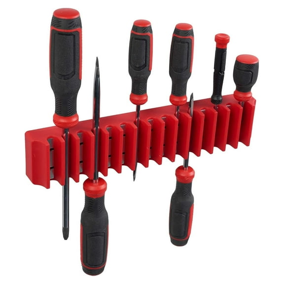 Tool Organizer: Magnetic Screwdriver Rack