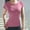 Hot Pink, variant on Womens Tank Tops Solid Color Round Neck Wicking Yoga Exercise Summer Blouse