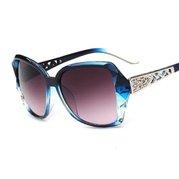 Gafas De Sol cuadradas a la moda para mujer, lentes grandes De marca De lujo, color morado, espejo