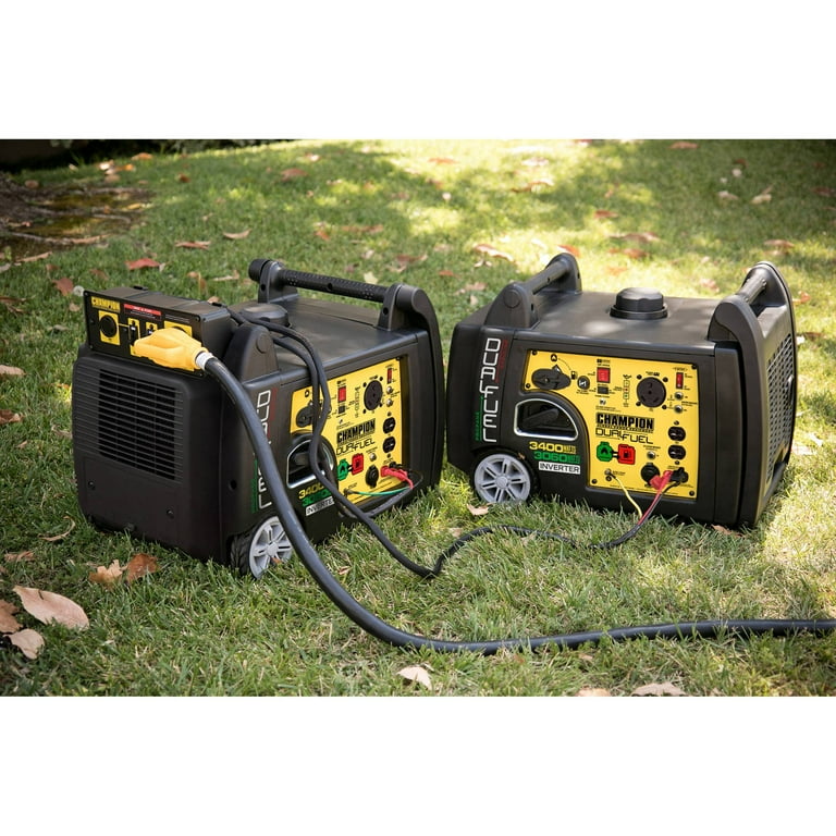 Champion 3400 Watt Dual Fuel RV Ready Portable Inverter Generator with Electric Start Champion 3400 Watt Dual Fuel RV Ready Portable Inverter Generator with Electric Start