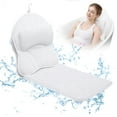 thumbnail image 3 of Full Body Bath Pillow for Tub, Luxury Spa Bathtub Pillow with Neck & Back Support, Non-Slip Cushioned Bath Pillow with Laundry Bag for Relaxing Soak, 3 of 10