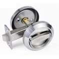 thumbnail image 1 of Door Lock, Interior Door Lock 304 Stainless Steel Door Lock For Bathroom, Home, Hotel, Keyless (silver), 1 of 2