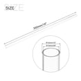 thumbnail image 2 of Tubo Redondo Rígido de Plástico Uxcell de Policarbonato Claro 3/8"(10mm) ID 1/2"(12mm) OD 14"(350mm) para Iluminación, Modelos, Fontanería de Agua, 2 of 7