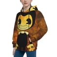 thumbnail image 4 of Youth Bendy And The Ink Machine Hoodies 3d Print Pullover Hooded Sweatshirt With Pocket For Boys Girls, 4 of 7