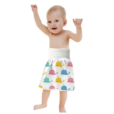 

Huilaibazo Comfy Reusable Baby Diaper Skirt Shorts 2 in 1 Boy s Girl s Training Skirt