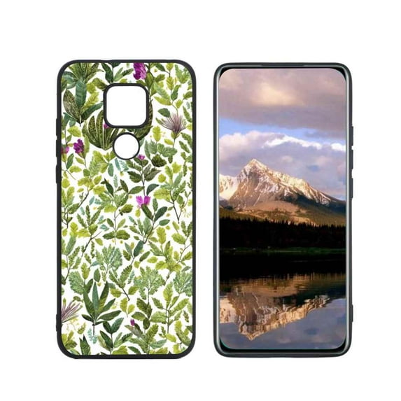 Botanical-magical-forest-nature-4 Phone Case, Degined for Moto G Play 2021 Case Men Women, Flexible Silicone Shockproof Case for Moto G Play 2021