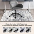 thumbnail image 6 of Aonewoe Office Chair Mat for Hardwood Floor Carpet, 36"X48" Desk Mat for Chair, Non Slip Computer Chair Mat, Floor Mat Office Rugs for Rolling Chairs Hardwood Floors, Boho Gray, 6 of 7
