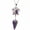 Amethyst, variant on Hexagonal Cone Pendulum Natural Crystal Pointed Pendant Reiki Chakra Necklace-Amethyst