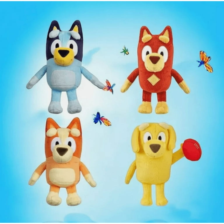 Bluey and Friends Plush 4 piece box set - Walmart.com