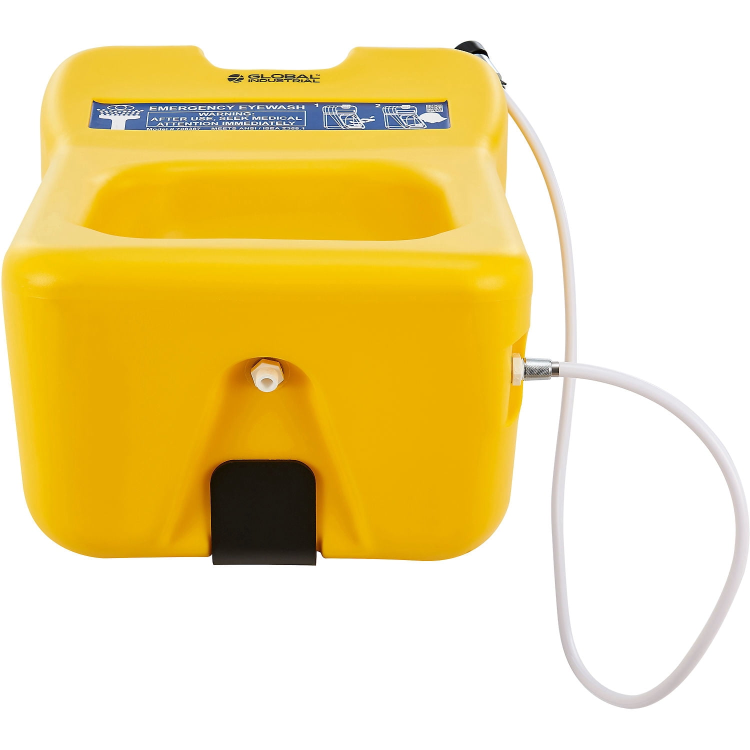 Global Industrial Gravity Fed Portable Eyewash Station 20 Gallon
