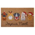 thumbnail image 1 of Coir Door Mat (Joyeux Noel - Pets), 1 of 3