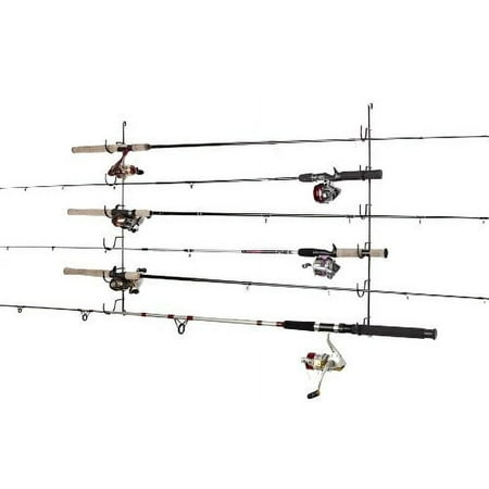 Rack Em Horizontal 6-Rod Fishing Rod Rack