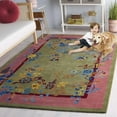 thumbnail image 3 of SAFAVIEH Metro Louise Floral Area Rug, Green/Pink, 6' x 9', 3 of 8