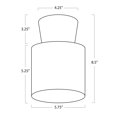 thumbnail image 2 of Regina Andrew 16-1397NB Hazel 6" Wide Led Flush Mount Ceiling Fixture - Natural Stone, 2 of 4
