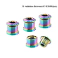 thumbnail image 4 of Greeniant Tornillo de aleación para bicicletas de 4 piezas, tornillos universales para fijación de bicicletas, tornillos de rueda de cadena, piezas de Ciclismo Tipo 8 Greeniant OD025072-08, 4 of 6
