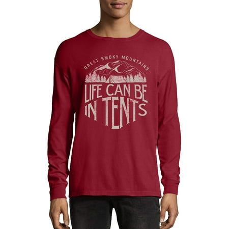 National Parks Garment Dyed Long Sleeve T-shirt by Hanes (Best Footwear For Water Parks)