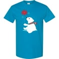 thumbnail image 3 of Inktastic Polar Bear, Bear with Scarf, Cute Bear, Snowflakes T-Shirt, 3 of 5